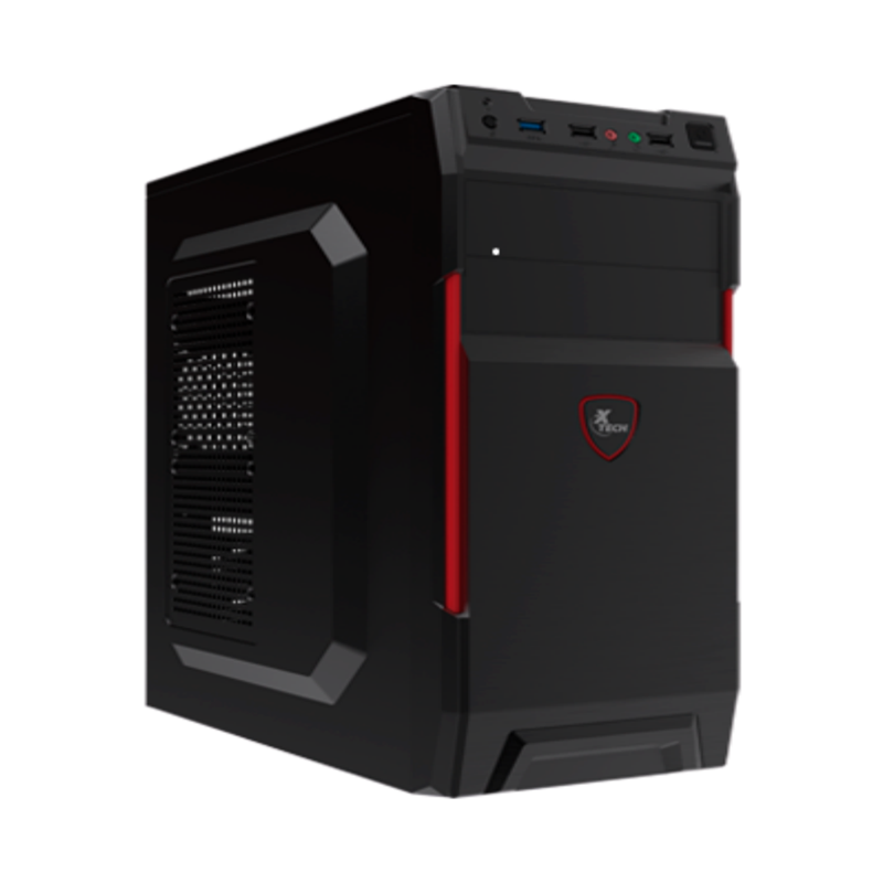 Xtech - Desktop - ATX - Black and red - 600W PS XTQ-214