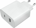 Xiaomi - Adaptador de corriente - 33 vatios - 3 A - PD - 2 conectores de salida (USB, USB-C)