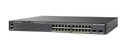 WS-C2960XR-24PD-ICisco Catalyst 2960XR-24PD-I - Switch - L3 - administrado - 24 x 10/100/1000 (PoE +) + 2 x SFP + - escritorio, montaje en rack - PoE + (370 W)