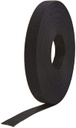 Velcro-Rollo del velcro de 20.3 mts negro y gris