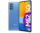 Samsung Galaxy M52 5G - 5G smartphone - SIM doble - RAM 6 GB / 128 GB - microSD slot - pantalla OLED - 6.7" - 2400 x 1080 píxeles (120 Hz) - 3 x cámaras traseras 64 MP, 12 MP, 5 MP - front camera 32 MP - azul claro