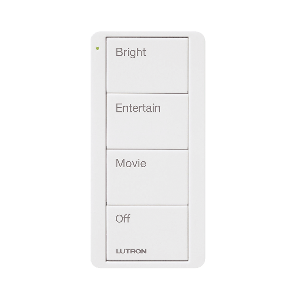 LUTRON PICO 4-BUTTON WIRELESS SCENE KEYPAD / WHITE