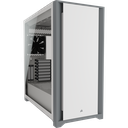 CORSAIR 5000D - MDT - placa ATX extendida - panel lateral con ventana (cristal templado) - sin fuente de alimentación (ATX) - blanco - USB/Audio