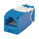 CJ6X88TGBU-Conector estilo TG Mini-Com™ UTP RJ45 categoría 6A, azul