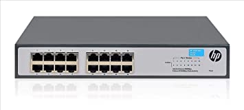 HPE 1420-16G - Conmutador - sin gestionar - 16 x 10/100/1000 - sobremesa, montaje en rack, montaje en pared