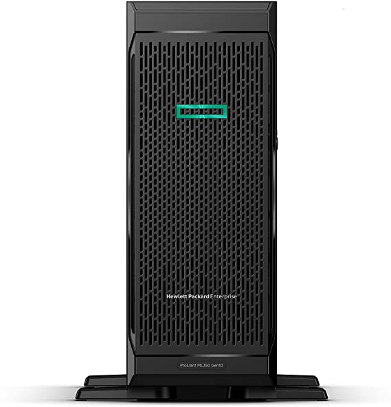 HPE ProLiant ML350 Gen10 Base - Servidor - torre - 4U - 2 vías - 1 x Xeon Silver 4210R / 2.4 GHz - RAM 16 GB - SAS - hot-swap 2.5" bahía(s) - sin disco duro - GigE - monitor: ninguno