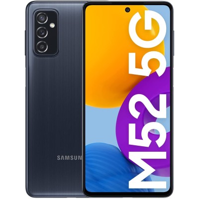 Samsung Galaxy M52 - Smartphone - Android - Black - Touch