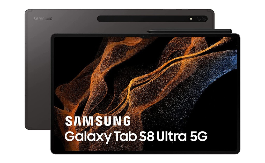 Samsung Galaxy - Tab S8 Plus - 12.4" - 2800 x 1752 - Android - Gray - SM X806B
