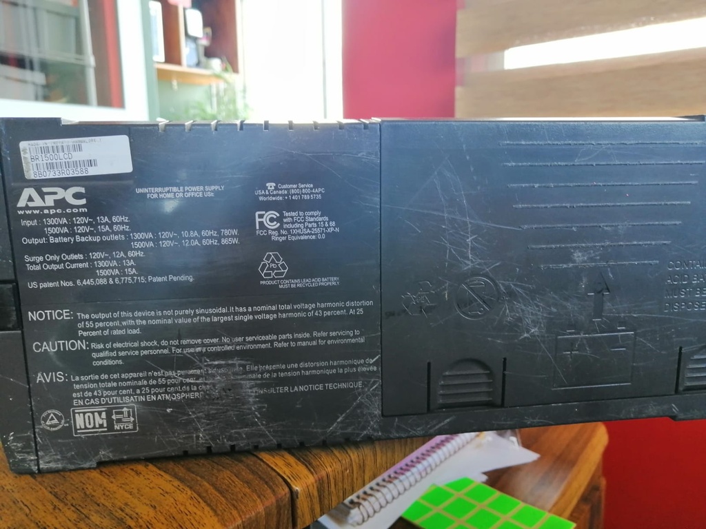T-BR1500LCD//1500VA 120V 12.0A
