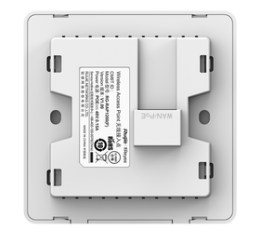 Wall access point, 802.11ac Wave 2, 2X2 MIMO, 1.2 Gbps, additional front 10/100 port