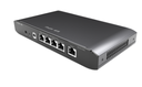 Cloud managed router with 3 gigabit LAN ports, 1 gigabit WAN port and 1 configurable gigabit LAN/WAN port, up to 100 clients with 500 Mbps throughput