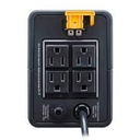 APC Back-UPS - UPS - CA 120 V - 360 vatios - 700 VA - conectores de salida: 4 - negro
