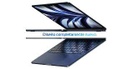 Apple MacBook Air - M2 - M2 8-core GPU - 8 GB RAM - 256 GB SSD - 13.6" IPS 2560 x 1664 (WQXGA) - Wi-Fi 6 - medianoche - kbd: EE. UU.