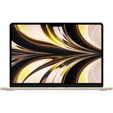 Apple MacBook Air - Notebook - 13.6" - Apple M2 N/A - 8 GB - 256 GB SSD - Apple macOS Monterey - Starlight - MLY13E/A