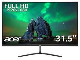 Acer ED320QR Sbiipx - ED0 - monitor LED - curvado - 31.5" - 1920 x 1080 Full HD (1080p) @ 165 Hz - 300 cd/m² - 4000:1 - 1 ms - 2xHDMI, DisplayPort - negro