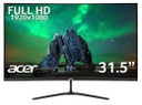 Acer ED320QR Sbiipx - ED0 - monitor LED - curvado - 31.5" - 1920 x 1080 Full HD (1080p) @ 165 Hz - 300 cd/m² - 4000:1 - 1 ms - 2xHDMI, DisplayPort - negro