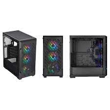 CORSAIR iCUE 220T RGB Airflow - Torre - ATX - sin fuente de alimentación (ATX) - negro - USB/Audio