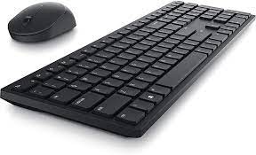 Dell - Keyboard and mouse set - US English - Wireless - Brown - KM5221W
