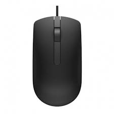Dell MS116 - Ratón - óptico - 2 botones - cableado - USB - negro - para Dell 5520