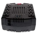 Forza - Automatic voltage regulator - AC 110 V - 8 Tomas de Corriente - 1200 VA - 600W NEMA 5-15 2-USB