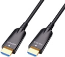 DTech Cable HDMI de fibra óptica de 164.0 ft con 4K 30Hz y 1080p 60Hz HD Video 3D HDCP CEC de alta velocidad compatible (164 pies, negro)