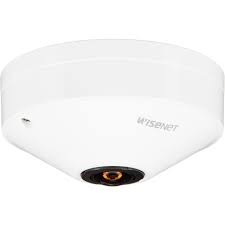 Hanwha Techwin WiseNet Q QNF-8010 - Cámara de vigilancia de red - cúpula - en interior - color (Día y noche) - 6 MP - 2048 x 2048 - focal fijado - compuesto - LAN 10/100 - MJPEG, H.264, H.265 - PoE Class 3