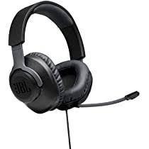 JBL Free WFH - Auricular - tamaño completo - cableado - negro