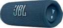 JBL Flip 6 - Altavoz - para uso portátil - inalámbrico - Bluetooth - 20 Watt - Azul - Hasta 12 horas  de reproducción de sonido 