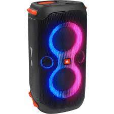 JBL PartyBox 110 - Altavoz de fiesta - para uso portátil - inalámbrico - Bluetooth - controlado por aplicación - 160 vatios - 2 vías - negro