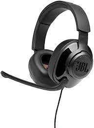 JBL Quantum 200 - Auricular - tamaño completo - cableado - conector de 3,5 mm - negro