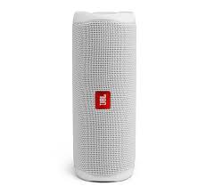 JBL Speaker -  Flip 5 BT White N. America - JBLFLIP5WHTAM - Tiempo de reproducción de música (horas) 12 - Potencia de salida (W) 20W RMS - Conexión Versión de Bluetooth 4.2 - Batería Capacidad de la batería (mAh) 4,800 - Clasificación impermeable