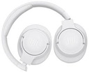 JBL TUNE 760NC - Auriculares con diadema con micro - tamaño completo - Bluetooth - inalámbrico, cableado - cancelación de sonido activo - conector de 3,5 mm - blanco
