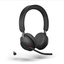 Jabra Evolve2 65 MS Stereo - Auricular - en oreja - Bluetooth - inalámbrico - USB-A - aislamiento de ruido - negro - con base de carga - Certificado para Equipos de Microsoft