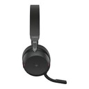 Jabra Evolve2 75 - Auricular - en oreja - Bluetooth - inalámbrico, cableado - cancelación de sonido activo - USB-A - aislamiento de ruido - negro - Certificado para Equipos de Microsoft