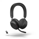 Jabra Evolve2 Buds MS - Auriculares inalámbricos con micro - en oreja - Bluetooth - cancelación de sonido activo - USB-A a través de adaptador Bluetooth - aislamiento de ruido - negro - Certificado para Equipos de Microsoft