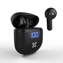 Klip Xtreme - KTE-006BK - True wireless earphones - Para Home audio / Para Portable electronics / Para Tablet / Para Cellular phone - Wireless - negro