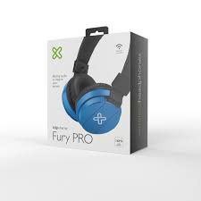 Klip Xtreme - KWH-001BL - Headphones - Para Cellular phone / Para Computer / Para Phone / Para Portable electronics / Para Tablet - Wireless - 16Hrs - Azul