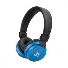 Klip Xtreme - KWH-001BL - Headphones - Para Cellular phone / Para Computer / Para Phone / Para Portable electronics / Para Tablet - Wireless - 16Hrs - Azul