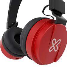 Klip Xtreme - KWH-001RD - Headphones - Para Cellular phone / Para Computer / Para Phone / Para Portable electronics / Para Tablet - Wireless - 16Hrs - Rojo