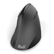 Klip Xtreme EverRest - Ratón vertical - ergonómico - diestro - óptico - 6 botones - inalámbrico - 2.4 GHz - receptor inalámbrico USB