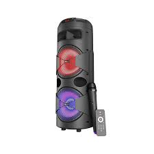 Klip Xtreme KLS-601 - Speaker system - Black - 2x8" Battery Wls Mic