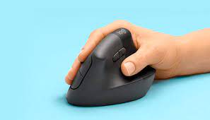 Logitech - Mouse - Bluetooth / USB - Wireless - Graphite - Lift Vertical