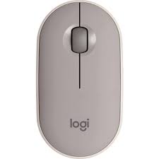 Logitech - Mouse - Wireless - Almond - M350 Pebble Milk