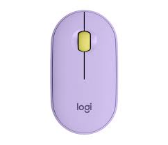Logitech - Mouse - Wireless - Lavender - M350 Pebble Wireless