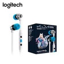Logitech G G333 K/DA Gaming Earphones - Auriculares internos con micro - en oreja - cableado - conector de 3,5 mm - aislamiento de ruido - blanco