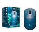 Logitech G PRO League of Legends Edition - Ratón - diestro y zurdo - óptico - 8 botones - inalámbrico, cableado - USB, LIGHTSPEED - receptor Logitech LIGHTSPEED - azul, oro