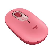 Logitech - Mouse - Wireless - emoji Heartbre Rose