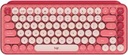 Logitech POP Keys - Teclado - inalámbrico - Bluetooth LE, Bluetooth 5.1 - interruptor: Brown Tactile - rosa