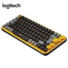 Logitech POP Keys - Teclado - inalámbrico - Bluetooth LE, Bluetooth 5.1 - interruptor: Brown Tactile - rompecorazones