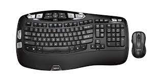 Logitech Wireless Wave Combo MK550 - Juego de teclado y ratón - inalámbrico - 2.4 GHz - inglés